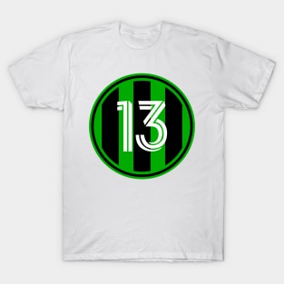 Aaron Schoenfeld Number 13 Jersey Austin FC Inspired T-Shirt